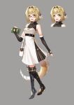  alchemy_stars character_design dress megane sho_(sumika) tagme tail thighhighs vice_(alchemy_stars) 