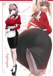  ass fate/grand_order florence_nightingale_(fate) heels maid pantyhose yang-do 