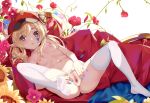  anus aoi_(buzhuen444) censored feet genshin_impact klee_(genshin_impact) naked nipples pointy_ears pussy pussy_juice thighhighs 