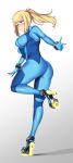  ass aster_crowley bodysuit heels metroid samus_aran 