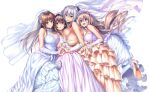  amakano_~second_season~ azarashi_soft cleavage dress heels ichinose_honami_(amakano) kutsuno_kanade photoshop piromizu see_through suzurikawa_euphrasie_ruika symmetrical_docking takayashiro_yuzuka wedding_dress 