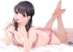  ass bra cleavage feet pantsu sakura_no_tomoru_hi_e 