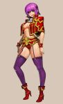  armor ayane_(doa) dead_or_alive gurimjang heels no_bra pantsu stockings thighhighs 