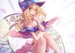  dark_magician_girl mitsu_(mitsu_art) no_bra open_shirt pantsu weapon yugioh 