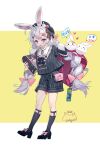  animal_ears bunny_ears heels jiujiuyatou_(yayanzz) tagme 