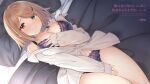  bra breast_hold dress_shirt kokusan_moyashi open_shirt pantsu wallpaper 