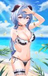  bikini ganyu_(genshin_impact) garter genshin_impact horns nersiyan swimsuits 