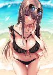  bikini breast_hold cleavage megane photoshop piromizu swimsuits 