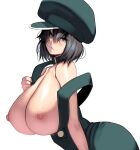  breasts masao nipples no_bra overalls 