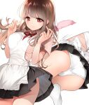  ass cameltoe edoya_pochi maid pantsu seifuku skirt_lift tagme 