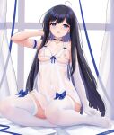  allenes bra lingerie nipples pantsu see_through string_panties tattoo thighhighs 