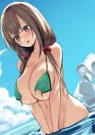  bikini_top gen_(black_factory) swimsuits tagme torn_clothes wardrobe_malfunction wet 