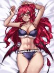  bra devil horns lingerie megane pantsu pointy_ears ringeko-chan tail wings 