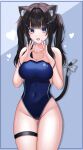  animal_ears doongdang garter nekomimi swimsuits tagme tail 