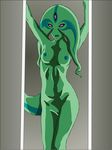  alien ben_10 breasts female green_body purple_eyes solo tentacles unknown_artist xylene 