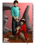  nyota_uhura spock star_trek sumohentai tagme 