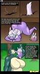 absurd_res al_gx anthro ass_up belly big_breasts big_butt blue_body breast_squish breasts bubble_butt butt casual_nudity cave comic daughter_(lore) dialogue dragon duo english_text evolution evolution_(transformation) female female/female feral generation_1_pokemon generation_6_pokemon goo_creature goomy hair hair_over_eye hi_res huge_butt mother_(lore) mother_and_child_(lore) mother_and_daughter_(lore) mythological_creature mythological_scalie mythology nintendo one_eye_obstructed opal_(al_gx) overweight parent_(lore) parent_and_child_(lore) parent_and_daughter_(lore) pokemon pokemon_(species) pose purple_body regeneration scalie size_difference sliggoo slime snorlax squish story text transformation