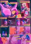 absurd_res ahegao alphabittle_blossomforth_(mlp) animal_genitalia animal_pussy anus azulejo big_butt butt clitoral_sucking clitoris condom crotch_breasts cunnilingus detailed_background dialogue duo earth_pony equid equine equine_genitalia equine_pussy female female/female feral filled_condom genitals hasbro hi_res hooves horn horse huge_butt izzy_moonbow_(mlp) looking_pleasured male male/female mammal mlp_g5 my_little_pony mythological_creature mythological_equine mythology oral penetration pony pubes puffy_anus pussy sex sexual_barrier_device spread_legs spreading sunny_starscout_(mlp) unicorn vaginal