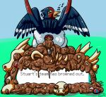 after_vore animal_genitalia avian avian_feet beak blue_body bone bones_in_feces cloaca disposal feathered_crest feathered_wings feathers feces feet female feral generation_2_pokemon generation_3_pokemon generation_6_pokemon generation_7_pokemon genitals gyrotech head_crest hi_res legendary_pokemon litten markings mega_charizard mega_charizard_x mega_evolution mistral_(gyro) musical_note musical_symbol nintendo pokeball pokemon pokemon_(species) pyroar red_markings sindragon skull skull_in_feces suicune swellow symbol tail tail_feathers talons toes vore weight_gain white_body white_markings wings yellow_eyes