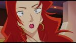  anime_screenshot aoyama_goushou_(style) crescent crescent_earrings earrings jewelry lips meitantei_conan model non-web_source okamoto_maya open_mouth osanai osanai_nana 