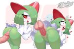 absurd_res balls biped blush delicioussoup eyelashes female generation_3_pokemon genitals hair hi_res kirlia looking_back male male/female nintendo open_mouth penetration penile penile_penetration penis pokemon pokemon_(species) pupils pussy sex simple_background solo_focus thick_thighs three-quarter_view vaginal vaginal_penetration