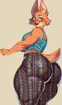 2025 4_fingers absurd_res anthro arm_tuft bare_shoulders big_breasts big_butt biped black_eyebrows blue_clothing blue_crop_top blue_shirt blue_topwear blush bottomwear breasts butt canid canine cheek_tuft clothed clothed_anthro clothed_female clothing countershade_face countershade_fur countershade_hands countershade_neck countershade_tail countershade_torso countershading crop_top curved_eyebrows diane_foxington digital_drawing_(artwork) digital_media_(artwork) dreamworks extended_arm eye_markings eyebrows eyelashes facial_tuft female fingers forbidden_pants fox fully_clothed fully_clothed_anthro fully_clothed_female fur fur_tuft glistening glistening_arms glistening_eyes glistening_face green_eyes happy head_turned hi_res huge_butt humanoid_hands inner_ear_fluff iris legs_together light_body light_fur light_inner_ear light_inner_ear_fluff light_nose long_eyelashes looking_at_viewer looking_back looking_back_at_viewer mammal markings meme meme_clothing multicolored_body multicolored_fur nocturne_(artist) open_mouth open_smile orange_body orange_ears orange_fur pants pattern_bottomwear pattern_clothing pattern_pants pink_nose pink_tongue pointy_ears portrait prick_ears pupils red_blush shirt short_tail simple_background smile smiling_at_viewer snout solo standing straight_legs tail tan_background teeth textured_background the_bad_guys thick_thighs three-quarter_portrait three-quarter_view tongue topwear tuft two_tone_body two_tone_fur two_tone_tail white_body white_countershading white_fur white_inner_ear white_inner_ear_fluff white_markings