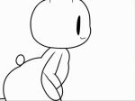 2025 4:3 animal_yokocho animated anthro anthro_penetrated big_butt black_eyes butt chibi doggystyle duo featureless_chest female female_anthro from_behind_position genitals human human_on_anthro human_penetrating human_penetrating_anthro human_penetrating_female interspecies iyo lagomorph leporid loop male male/female male_human mammal monochrome mr_slow nude nude_anthro nude_female penetration penile penile_penetration penis pussy rabbit rear_view sex short_playtime short_stack simple_background solo_focus stubby_legs surprised_expression tail thick_thighs thrusting vaginal vaginal_penetration vertical_bar_eyes wide_hips