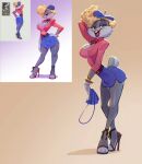 anthro bigdad biped bottomwear bugs_bunny bulge clothed clothing crossgender gynomorph hair intersex lagomorph leporid looking_at_viewer looney_tunes mammal mtg_crossgender mti_crossgender open_mouth pupils rabbit shirt simple_background skirt smile solo thick_thighs three-quarter_view topwear warner_brothers