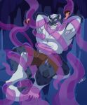 2025 angry anthro armpit_hair barefoot bdsm biceps body_hair bondage bottomwear bound bulge cage calf_muscles clothed clothing fangs feet felid feline forced front_view hair hi_res imminent_sex k_hunnicutt male mammal manly markings muscular muscular_legs muscular_thighs open_mouth pecs penis_tentacles purple_tentacles rape restrained restrained_by_tentacles sex shirt shorts solo spots spotted_body teeth tentacle_around_chest tentacle_rape tentacle_sex tentacle_tongue tentacles tentacles_around_arms tentacles_around_legs tentacles_around_neck tentacles_around_waist tongue tongue_out topwear triceps white_hair