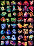  @_@ absurdres alien alternate_form antennae arceus arm_up azelf bee bird black_background black_sclera blue_eyes blue_fur bug cacnea cactus claws closed_eyes closed_mouth colored_sclera deoxys dialga dot_nose dragon electivire elekid empoleon fangs fire flower forehead_jewel froslass gallade gem giratina giratina_(origin) grin groudon half-closed_eyes halo highres horns insect_wings jirachi jitome kyogre latias latios leg_up lightning_bolt_symbol looking_to_the_side looking_up lunatone manaphy mawile minun monferno monkey numel open_mouth orange_eyes oshawott outstretched_arms penguin pikachu pincers pink_flower plusle pokemon pokemon_(creature) rayquaza red_eyes red_gemstone regirock rotom rotom_(fan) rotom_(heat) rotom_(mow) rotom_(wash) scizor seashell serperior servine sharp_teeth shaymin shedinja shell shichi_(7cube_ori) shinx sideways_glance simple_background smile snivy spinda spots sprout standing staring substitute_(pokemon) tail teeth tepig tongue tropius turtle turtle_shell turtwig uxie v vespiquen wings wooper yellow_eyes 