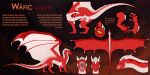 2:1 absurd_res anal animal_genitalia animal_penis anus balls big_balls bodily_fluids butt dragon dragon_wings drooling english_text eyes fangs female feral genitals hi_res hoffersanchez horn invalid_tag male male/female male/male model_sheet mouth mythological_creature mythological_scalie mythology nsfw paws penis plates_(disambiguation) red saliva scalie sex_eggs solo teeth text tongue wings