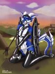 absurd_res anthro azmerond bdsm bondage bound camp chastity_belt chastity_device discipline dragon field gag gagged halt harness hi_res hooves latex leash male mythological_creature mythological_scalie mythology nature petplay ponyplay roleplay sati_kurosawa scalie slave solo submissive