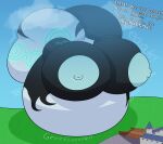 2022 absurd_res air_from_nipple air_inflation areola belly belly_expansion big_areola big_belly big_breasts big_butt big_nipples black_body black_skin blue_areola blue_body blue_markings blue_nipples blue_skin body_inflation breast_expansion breasts bridge butt butt_expansion castle cel_shading colored creaking dialogue digital_media_(artwork) english_text expansion female floating hi_res huge_areola huge_belly huge_breasts huge_butt huge_nipples huge_thighs humanoid hyper hyper_areola hyper_belly hyper_breasts hyper_butt hyper_inflation hyper_nipples hyper_thighs immobile imp implied_popping inflation justafallenwaffle markings midna motion_lines multicolored_body nintendo nipples onomatopoeia outside shaded signature solo sound_effects swelling text the_legend_of_zelda thick_thighs thigh_expansion twili twilight_princess two_tone_body