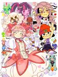  1other 5boys 6+girls ^_^ alien anais_watterson ascot beanie black_hair bow brother_and_sister brothers character_request chibi choker closed_eyes cloud_haetae_cookie colored_skin commentary cookie_run cookie_run:_kingdom copyright_request crossover darwin_watterson dog_boy draculaura dress english_commentary fangs flutterbat fluttershy furry furry_female furry_male genshin_impact gumball_watterson hair_bow hat hatsune_miku highres hot_dog kaname_madoka kaname_madoka_(magical_girl) kirby kirby_(series) littlebigplanet long_hair magical_girl meme miiverse miiverse_yeah!_(meme) monster_high monster_high_(g1) multicolored_hair multiple_boys multiple_crossover multiple_girls my_little_pony my_little_pony:_friendship_is_magic parappa parappa_the_rapper personification pink_dress pink_eyes pink_hair pink_skin pointy_ears primogem red_eyes red_hat sackboy sharpycharot short_twintails siblings sonic_(series) sonic_the_hedgehog species_connection step-siblings streaked_hair the_amazing_world_of_gumball twintails ufo v vampire vocaloid white_background yellow_skin 