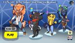 armor belu_miranda_(character) bino_(zoroark) epic_games fallout fortnite generation_1_pokemon generation_4_pokemon generation_5_pokemon generation_8_pokemon genitals group hisuian_form hisuian_zorua humanoid_genitalia humanoid_penis hybrid jojo&#039;s_bizarre_adventure jojo_pose kai_mew-(character) legendary_pokemon luca_the_shinx luca_the_shinx_(artist) machine male male/male mew_(pokemon) microsoft nintendo penis penis_poking_out penis_through_fly pokemon pokemon_(species) power_armor regional_form_(pokemon) shinx shiny_pokemon zoroark