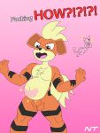 animal_genitalia animal_penis anthro arms_out background_character balls blaze_ignatius canid canine canine_genitalia canine_penis chest_fur dialogue fan_character female floating fluffy fluffy_tail fur generation_1_pokemon genitals growlithe hair head_tuft heterochromia hi_res legendary_pokemon magic magic_pregnancy male mammal mew_(pokemon) multicolored_body multicolored_fur ninjatreecko nintendo open_mouth orange_body orange_fur penis pokemon pokemon_(species) pokemorph pregnant pregnant_anthro pregnant_male rapid_pregnancy sheath solo sparkles standing striped_body striped_fur stripes tagme tail tuft two_tone_body two_tone_fur womb_tattoo