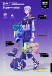  1boy absurdres ankle_socks arrow_(symbol) balloon_animal black_pants black_shirt black_shoes black_socks bracelet briefcase bubble closed_mouth colorful commentary computer_keyboard cropped_shirt dog earrings english_commentary english_text expressionless fish food fruit full_body goldfish gradient_background hair_between_eyes highres holding holding_briefcase holding_leash jewelry layered_shirt layered_sleeves leash lips long_sleeves male_focus miniskirt mrmeinn multicolored_shoes orange_eyes original pants pants_under_skirt pineapple plant potted_plant purple_background purple_skirt purple_theme receipt see-through_clothes see-through_skirt shadow shirt shoes short_hair short_over_long_sleeves short_sleeves skirt sneakers socks solo striped_clothes striped_socks turtleneck turtleneck_shirt two-tone_shoes v-neck vertical-striped_clothes vertical-striped_socks walking white_hair white_shirt white_shoes 