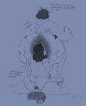 anal anthro anus ball_stretcher balls big_anus big_balls bodily_fluids bovid butt butt_tattoo caprine catstopher_colombus_(kittykuscell) chair domestic_cat duo fart farting_on_face felid feline felis femboy freckled_butt freckles furniture gaming genitals goat huge_anus hyper hyper_anus kittykuscell loose_anus loose_orifice male male/male mammal markings mole_(marking) oblivious oral ozzy_(ozzythegoat15) rimming saggy_balls sex sitting sketch sweat sweaty_butt tattoo text