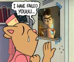 2017 4_fingers anthro black_boots black_clothing black_eyebrows black_footwear black_text blue_text bodily_fluids book boots burgerpants cartoon_network clothing colored crying dexter&#039;s_laboratory dialogue domestic_cat ellipsis english_description english_text eyebrows eyes_closed felid feline felis fingers fist footwear fur fur_tuft german_text hat headgear headwear human humor killb94_(artist) locket male mammal mein_kampf meme mixed_media name_tag necronomicon nickelodeon orange_body orange_ears orange_fur orange_tuft photo red_clothing red_hat red_headwear red_inner_ear red_nose red_shirt red_topwear red_uniform screencap shelf shirt shitpost shoes skeet_(jimmy_neutron) solo speech_bubble tape tears text text_on_clothing text_on_hat text_on_headwear the_adventures_of_jimmy_neutron:_boy_genius topwear tuft undertale undertale_(series) uniform wavy_speech_bubble white_speech_bubble
