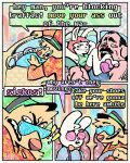 4:5 aloha_shirt anthro bingus_(rawdawgcomics) bird_dog black_hair bow_tie canid canine canis cigarette cigarette_in_mouth clothing comic dialogue domestic_dog english_text eyewear facial_hair feet female foot_in_mouth foot_suck fur golden_retriever group hair half-closed_eyes hi_res hunting_dog lagomorph leporid male mammal mustache narrowed_eyes object_in_mouth open_mouth open_smile pattern_clothing pattern_shirt pattern_topwear pawpads paws pink_pawpads profanity rabbit rawdawgcomics red_hair retriever shirt smile smirk smoking_tobacco smug smug_face speech_bubble stahli_(rawdawgcomics) sucking sunglasses suspenders tan_body tan_fur tank_top text toe_in_mouth toe_suck toes tongue tongue_out topwear white_body white_fur