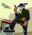 abstract_background anthro big_smoke big_the_cat car cigar domestic_cat felid feline felis fishing_rod grand_theft_auto grand_theft_auto:_san_andreas hi_res male mammal meme parody reachahighernoon rockstar_games sega solo sonic_the_hedgehog_(series) vector_art vehicle video_game_reference