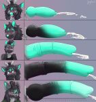absurd_res animal_genitalia animal_penis anthro antlers black_clothing black_hair black_shirt black_tank_top black_topwear blue_ears bodily_fluids canid canine canine_genitalia canine_penis canis clothing covering covering_mouth cum cum_on_face cum_on_glasses deer deer_ears deer_nose ejaculation equid equine equine_genitalia equine_penis eyes_closed eyewear felkin fur fur_markings gaylord_(artist) genital_fluids genitals glasses green_clothing green_hoodie green_topwear group hair hi_res hoodie horn horse horse_ears hybrid hybrid_genitalia hybrid_penis knot knotted_equine_penis knotted_penis long_hair long_snout male mammal markings mohawk multicolored_penis penis penis_lineup ronin_viltarre_(nanaki_azakee) shirt snout tank_top tied_hair topwear two_tone_penis wolf