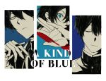 3boys black_hair blue_eyes cigarette closed_eyes closed_mouth column_lineup english_text gakuran glasses gum_sfr_03 highres holding holding_cigarette kawase_(koshotengai_no_hashihime) koshotengai_no_hashihime looking_at_viewer looking_down male_focus medium_hair minakami_(koshotengai_no_hashihime) multiple_boys open_hand round_eyewear school_uniform smile tamamori_(koshotengai_no_hashihime) upper_body white_background 