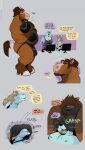 absurd_res animal_genitalia animal_penis anthro asinus balls beard begging_for_more belly_hair big_balls body_hair canid canine canis chest_hair clothed clothing dialogue donkey dramamine duo english_text equid equine equine_genitalia equine_penis exercise facial_hair flaccid genitals heart_symbol hi_res hooves horse huge_balls jockstrap jockstrap_on_face jockstrap_only leather leather_clothing leather_jockstrap leather_underwear male male/male mammal musclegut muscular muscular_male musk obese obese_anthro obese_male overweight overweight_anthro overweight_male penis pubes public sheath size_difference speech_bubble text these_aren&#039;t_my_glasses topless underwear underwear_only weightlifting wolf workout