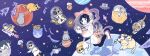  1girl animal_ears_helmet animal_helmet artist_name astronaut black_cat black_eyes black_hair black_pantyhose boots brown_cat calico_(pattern) calico_cat cat cat_helmet chain closed_eyes closed_mouth colorpoint commentary_request crater dress earth_(planet) fish fishbowl_helmet floating flying_fish grey_cat hagoromo hands_up helmet highres iguana_taisa jupiter_(planet) mars_(planet) mercury_(planet) moon neptune_(planet) on_mini_planet open_mouth orange_cat original orihime_(tanabata) oxygen_tank pantyhose pink_boots pink_dress planet planetary_ring puffy_sleeves radar rocket_ship satellite saturn_(planet) shawl short_hair sitting sleeping smile solar_panel space space_helmet spacecraft star_(sky) star_(symbol) tanabata too_many too_many_cats ufo uranus_(planet) venus_(planet) watermark whiskers white_cat 