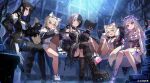  5girls :3 :d animal_collar animal_ears argyle_clothes argyle_pantyhose arm_warmers asymmetrical_horns bandaid bandaid_hair_ornament belt bilingual_commentary black_boots black_bow black_bowtie black_choker black_collar black_corset black_dress black_gloves black_hair black_pantyhose black_skirt black_vest blonde_hair blue_belt blue_hair blue_hairband book boots bow bowtie breast_strap breasts brown_socks center-flap_bangs chest_jewel choker cleavage_cutout closed_mouth clothing_cutout collar colored_inner_hair commentary copyright_notice corset couch cropped_shirt crossed_bangs cutout_above_navel detached_collar detached_sleeves dog_ears dog_girl dog_tail double-parted_bangs dress dress_shirt english_commentary feather-trimmed_sleeves fishnet_thighhighs fishnets flower food frilled_shirt_collar frilled_shorts frilled_sleeves frills fuwawa_abyssgard fuwawa_abyssgard_(1st_costume) gem gloves gradient_hair grey_hair hair_between_eyes hair_flaps hair_ornament hairband hairclip headpiece holding holding_book holoadvent hololive hololive_english horn_flower horn_hairband horns indoors jewel_under_eye kneehighs koseki_bijou koseki_bijou_(1st_costume) kuroi_susumu large_breasts long_hair long_sleeves looking_at_viewer midriff miniskirt mixed-language_commentary mococo_abyssgard mococo_abyssgard_(1st_costume) mole mole_under_eye multicolored_hair multiple_girls navel nerissa_ravencroft nerissa_ravencroft_(1st_costume) official_art on_couch open_mouth pantyhose pink_belt pink_eyes pink_hair purple_eyes purple_gemstone purple_hair ribbed_shirt shiori_novella shiori_novella_(1st_costume) shirt short_dress short_shorts shorts shoulder_cutout sidelocks single_detached_sleeve single_thighhigh sitting skirt sleeveless sleeveless_dress smile socks spiked_collar spikes split-color_hair strapless strapless_dress streaked_hair t-shirt tail thighhighs two_side_up uneven_horns very_long_hair vest virtual_youtuber white_dress white_shirt white_shorts white_sleeves yellow_eyes 
