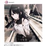  1girl bad_link black_bag highres idolmaster idolmaster_shiny_colors kazano_hiori tomari_(veryberry00) 
