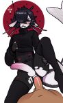anal anal_penetration anthro barbel_(anatomy) big_penis black_hair bodily_fluids bodysuit bomber_jacket bottomwear cargo_pants catfish catlad clothing duo ear_fins electronics fin fish foreskin from_front_position genitals hair harness headgear headphones headset hi_res huge_penis jumpsuit leg_harness lying male male/male marine missionary_position nervous on_back otto_(catlad) overalls pale_eyes pale_skin pants penetration penis penis_poking_out pink_penis pockets ribbed_clothing ribbed_sweater sex short_hair skinsuit sneaking_suit solo spy sweat sweater tail thick_tail tight_clothing topwear torn_clothing turtleneck unzipped_bodysuit whiskers wince