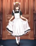  animal_ears goki_buri maid nekomimi pantyhose skirt_lift tagme 