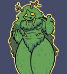  asherr beady_eyes belly big_breasts big_hands branch branch_horn breasts elemental_creature elemental_humanoid female flora_fauna glistening glistening_body hi_res humanoid leaf looking_at_viewer moss outlined plant plant_horn plant_humanoid pseudo_horn roots smile solo thick_thighs wet 